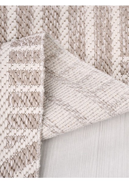 Evora EP01 Kahve Sisal Yıkanabilir Silinebilir Tozmaz Salon Antre Mutfak Halı Yolluk Kilim