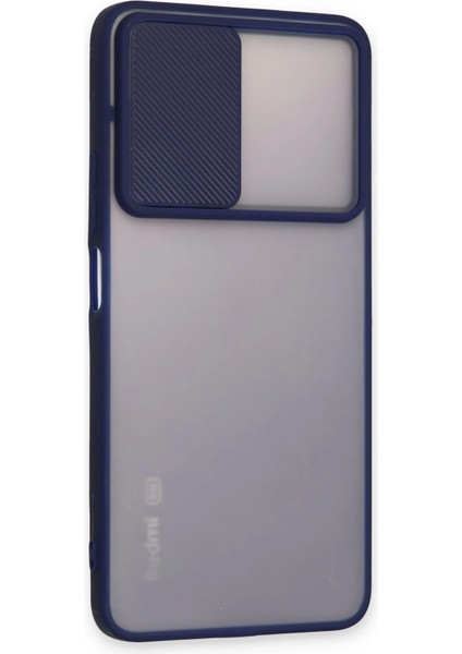 Xiaomi Redmi Note 11 Pro Plus 5g Kılıf Palm Buzlu Kamera Sürgülü Silikon - Lacivert Bstmy