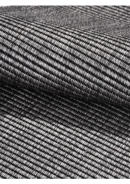 Evora EP04 Antrasit Sisal Yıkanabilir Silinebilir Tozmaz Salon Antre Mutfak Halı Yolluk Kilim