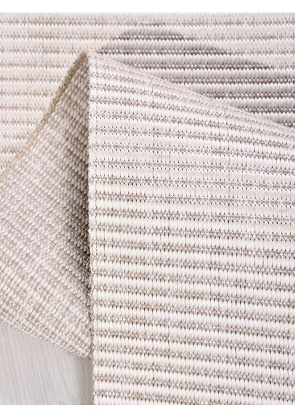Evora EP06 Krem Sisal Yıkanabilir Silinebilir Tozmaz Salon Antre Mutfak Halı Yolluk Kilim