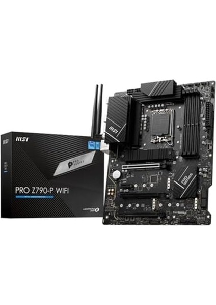 Pro Z790-P Wıfı Soket 1700 Ddr5 7000MHZ(OC) Pcı-E Gen5 M.2 Usb3.2 Dp HDMI 1x2.5g Lan Wı-Fı 6e Atx Anakart