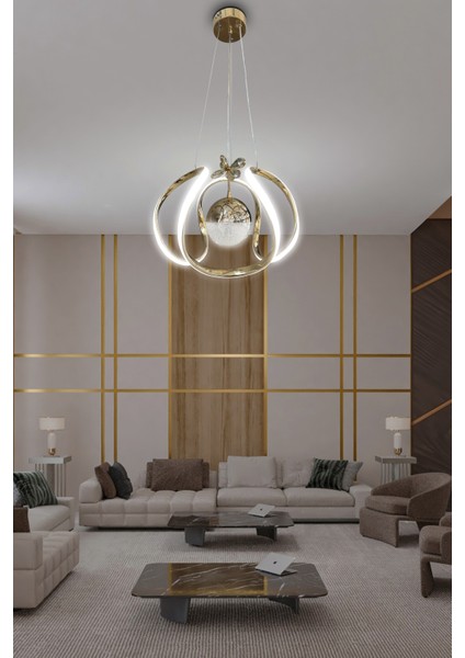Arya Tek Toplu LED Avize 2 mt