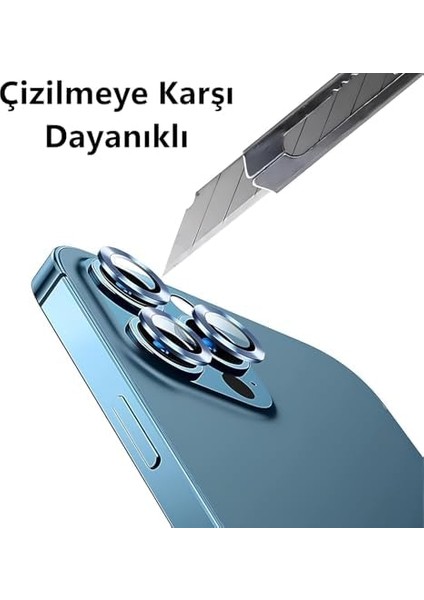 Görüntü Kalitesi Bozmayan Kamera Lens Koruyucu Safir (Sapphire) (Gümüş, S24 Fe)