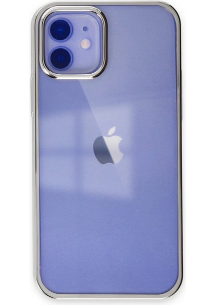 Iphone 12 Kılıf Element Silikon - Gümüş Bstmy