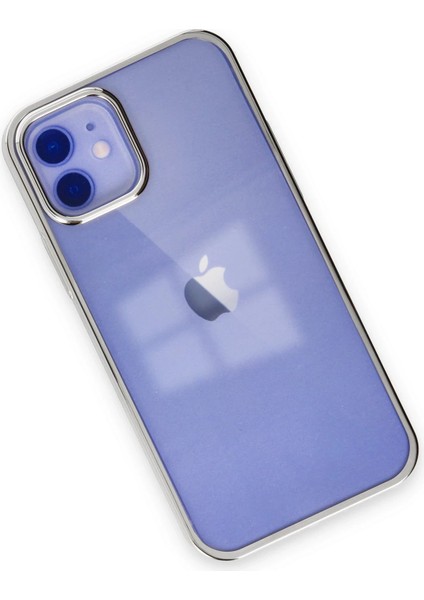 Iphone 12 Kılıf Element Silikon - Gümüş Bstmy