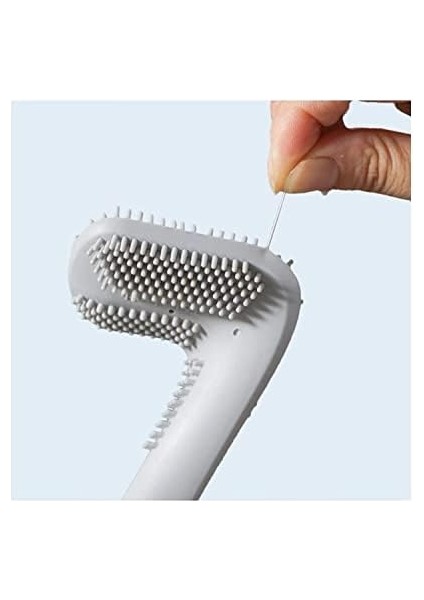 3b Trend Ergonomik Tasarımlı Silikon Banyo Tuvalet Klozet Temizleme Fırçası Askılı