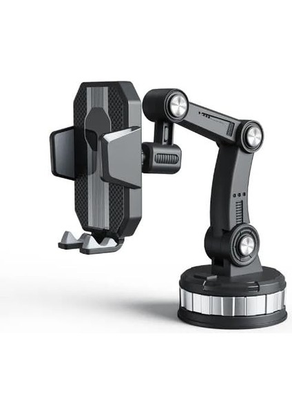 Süper Vantuzlu Teleskopic Ayarlanabilir Ön Cam Araç Tutucu Torpido Üstü Araç Telefon Tutucu