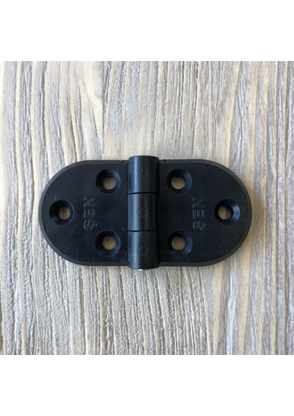Hırdavat Plastik Oval Menteşe 7cm (2 Adet) Siyah