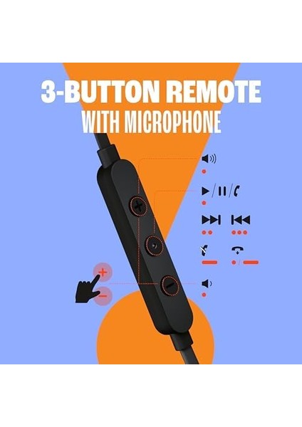 Tune 305C, Hi-Res Kablolu Kulaklık, Pure Bass Jbl Ses, Usb-C Bağlantısı, Düğüm Önleyici Düz Kablo, Mikrofonlu Üç Tuşlu Uzaktan Kumanda, Siyah