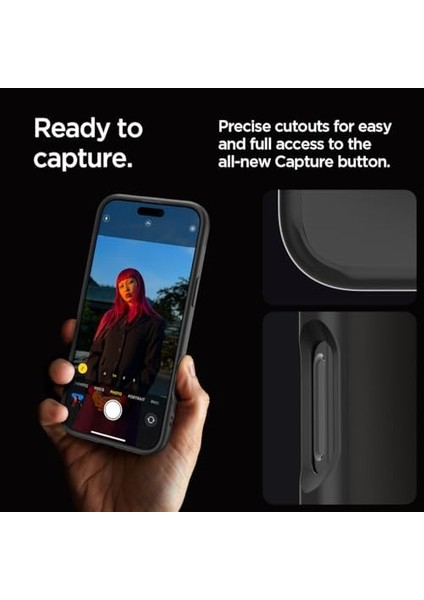 iPhone 16 Pro Max Kılıf Ultra Hybrid Matte Black - ACS07996