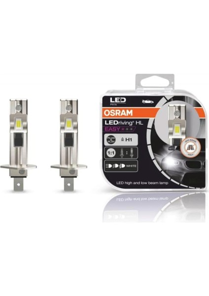 H1 Ledriving Hl Easy 12V LED Far Ampulü (Takım - 2ADET)