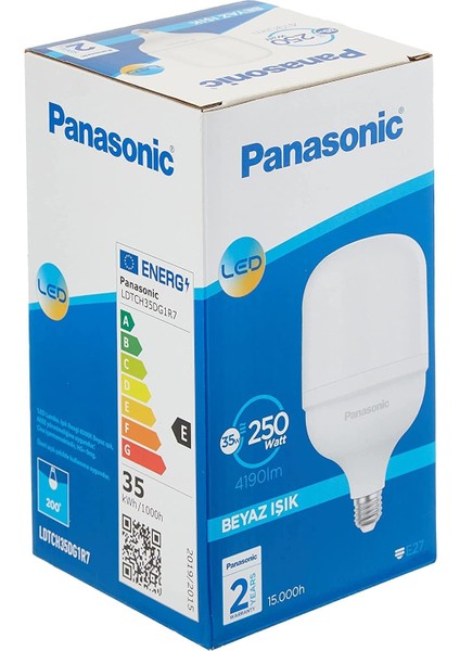 E27 LED Torch Lamba, Beyaz Işık (6500K), 35W, 4190 Lümen