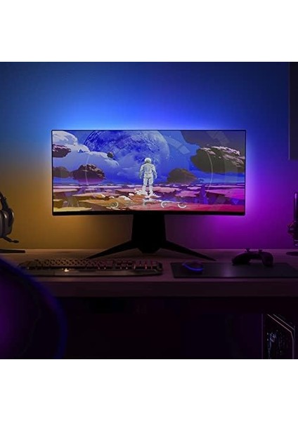 Hue Gradient Pc Monitör Akıllı Renkli LED Şerit, 32-34 Inch, Aydınlatma