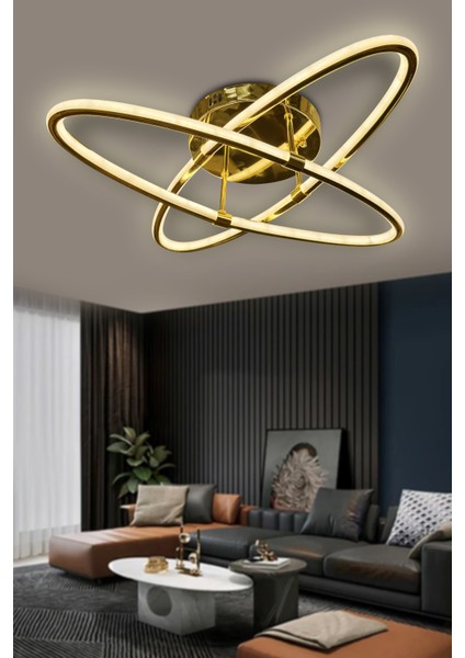 Atom 2'li Çift Yönlü Ithal Modern Yüksek Işık Güclü LED Avize