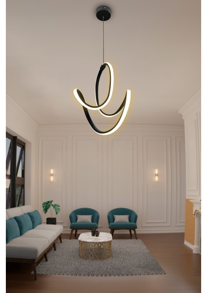 Badem Topsuz Modern Koridor & Oturma Odası Sarkıt Avize modelleri