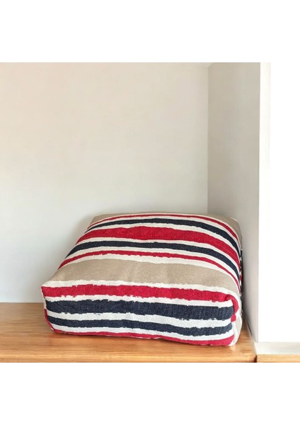, Yer Minderi, Evcil Hayvan Minderi, Minder, Kilim Minder, Etnik Dokuma Kumaşlı Minder,dikdörtgen Minder, Etnik Yer Minderi,dekoratif Minder,el Yapımı, Handmade, Puf, Puf / Minder