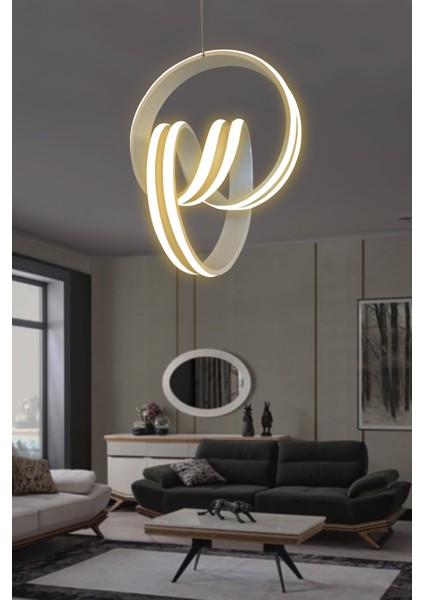 Çift Yönlü Imza Sıra Powerled Oturma Odası LED Avize modelleri