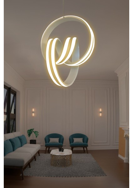 Çift Yönlü Imza Sıra Powerled Oturma Odası LED Avize fırsatları