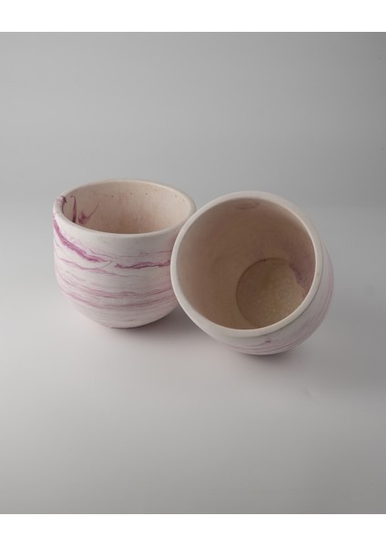 Dekoratif Beton Saksı - Orta Boy Yuvalak - 15X14CM 2l fırsatları