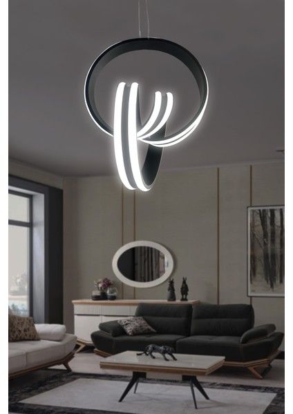 Çift Yönlü Imza Sıra Powerled Oturma Odası LED Avize indirimleri