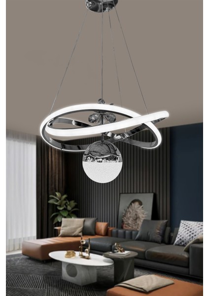 Dalga Tek Toplu LED Avize