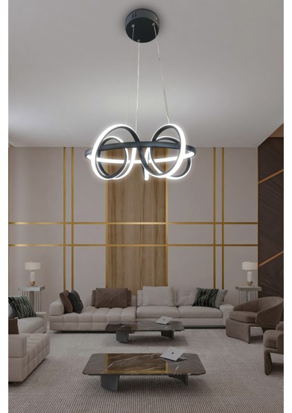 Kuzey Kıvrım Modern Sarkıt LED Avize