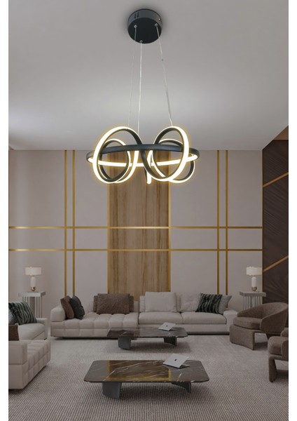 Kuzey Kıvrım Modern Sarkıt LED Avize