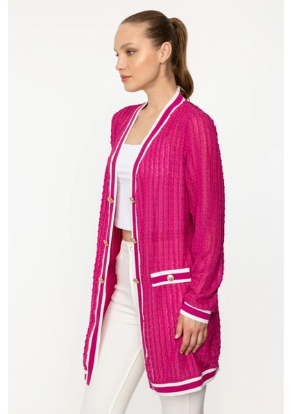 36930 Onteks Uzun Ribanalı Dantel Hırka fiyatları