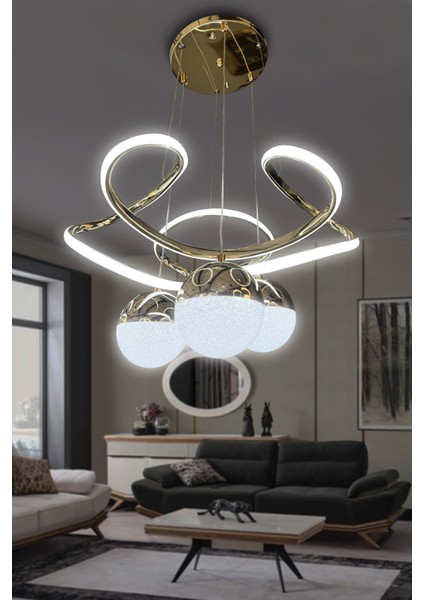 Dron 3 Toplu LED Avize