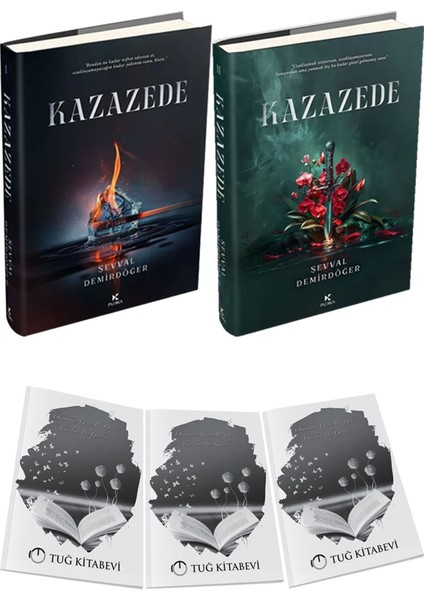 Kazazede 1 ve Kazazede 2 Ciltli Şevval Demirdöğer 2 Kitap + Hediyeli