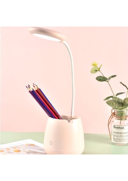 Halka LED USB Şarjlı Masa Lambası