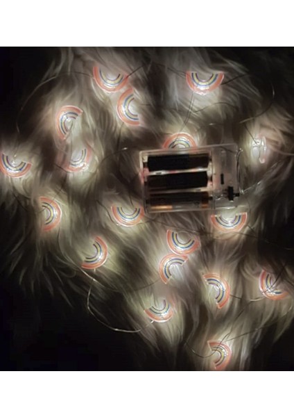LED Işıklı Gökkuşağı Dekoratif Ip