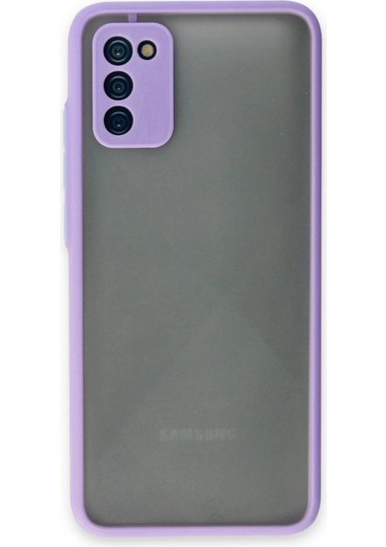 Samsung Galaxy A02S Kılıf Montreal Silikon Kapak - Mor Bstmy