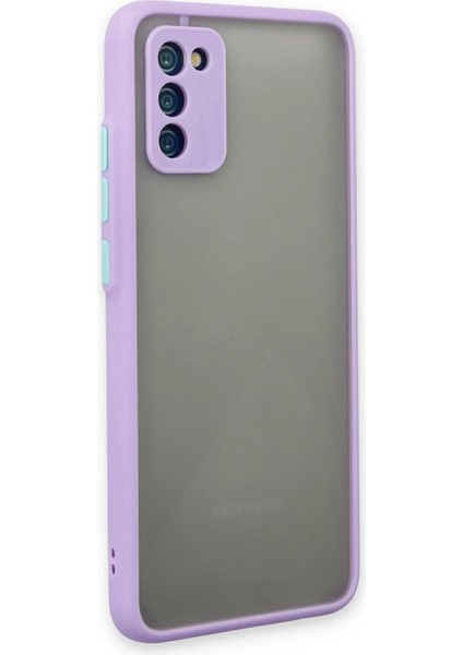 Samsung Galaxy A02S Kılıf Montreal Silikon Kapak - Mor Bstmy