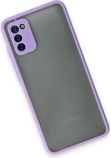 Samsung Galaxy A02S Kılıf Montreal Silikon Kapak - Mor Bstmy