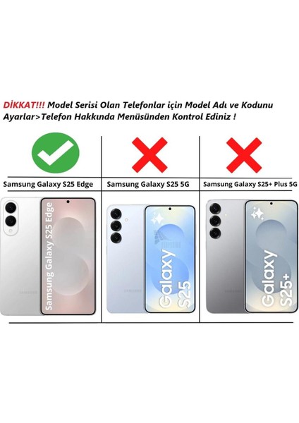 Samsung Galaxy S25 Edge Uyumlu Kılıf Yüzüklü Standlı Extra Darbe Koruma Sert Silikon Kapak - Kırmızı fiyatları