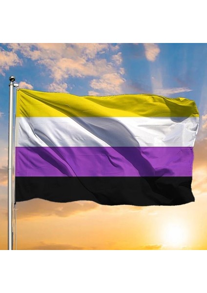 Lgbtq Nonbınary Bayrağı 100X150