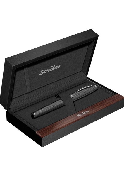 Scrikss 390 Oscar Mat Siyah Roller Kalem Özel Seri Ömür Boyu Garntili indirimleri