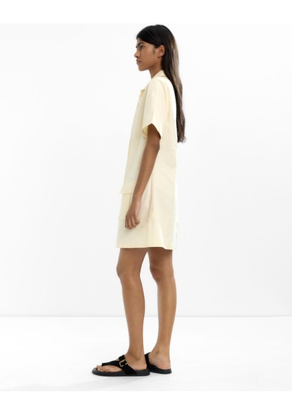 %100 Pamuk Cepli Kısa Elbise modelleri