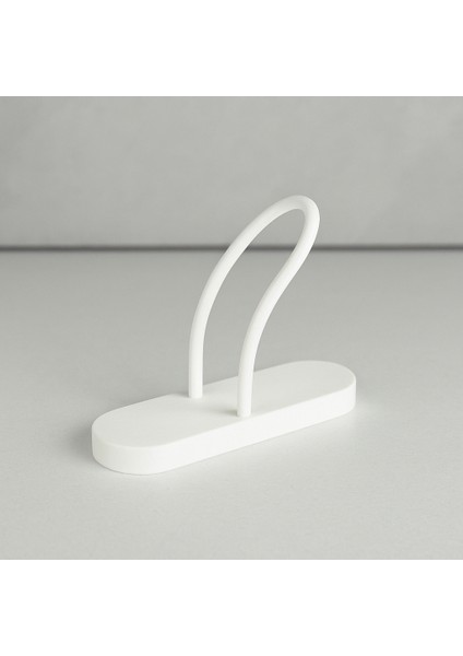 Beyaz Filtre Kahve Kağıdı Tutucu Plastik Stand Aparatı