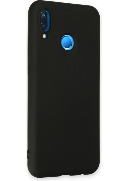 Huawei P20 Lite Kılıf Nano Içi Kadife Silikon - Siyah Bstmy fiyatları