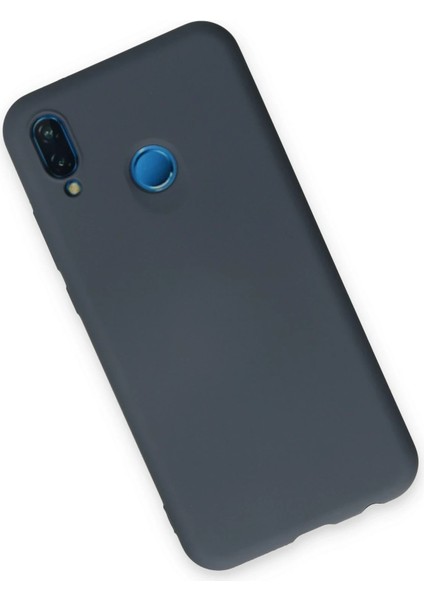 Huawei P20 Lite Kılıf Nano Içi Kadife Silikon - Gri Bstmy modelleri