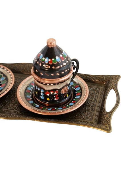 Otantik Osmanlı Motifli 2 Kişilik Mini Dikdörtgen Tepsi, Sunum, Çeyiz, Nişan, Söz Servis Tepsisi fırsatları