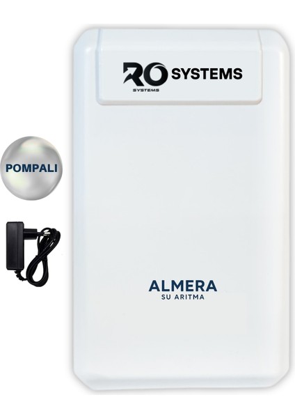 Pompalı 10 Aşamalı PH Alkali Filtreli Ekstra Mineral Destekli Çelik Tanklı Premium Pompalı Su Arıtma Cihazı fiyatları