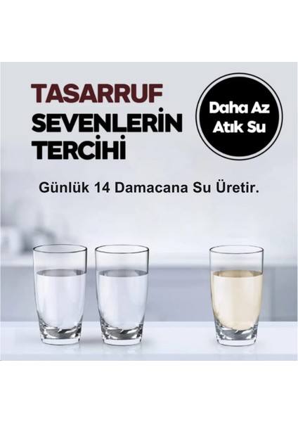 Pompalı 10 Aşamalı PH Alkali Filtreli Ekstra Mineral Destekli Çelik Tanklı Premium Pompalı Su Arıtma Cihazı