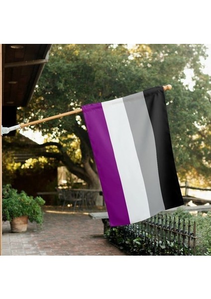 Lgbtq Asexual Bayrağı 70X105