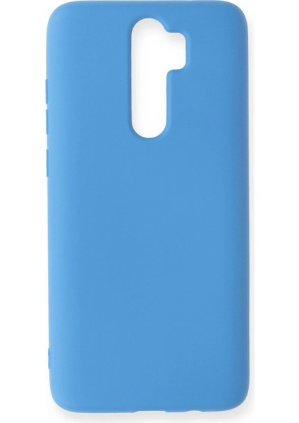 Xiaomi Redmi Note 8 Pro Kılıf Nano Içi Kadife Silikon - Mavi Bstmy