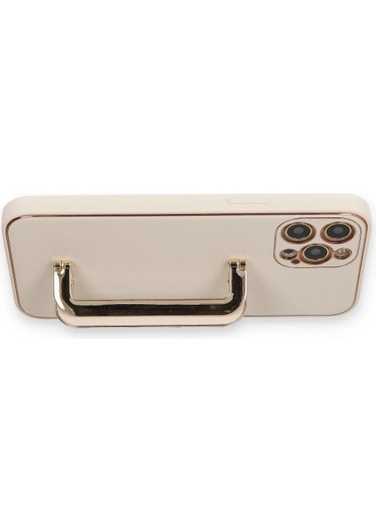 Iphone 12 Pro Kılıf Coco Elit Kapak - Gold Bstmy