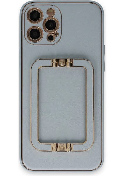 Iphone 12 Pro Max Kılıf Coco Elit Kapak - Turkuaz Bstmy
