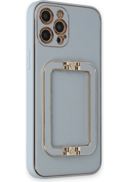 Iphone 12 Pro Max Kılıf Coco Elit Kapak - Turkuaz Bstmy